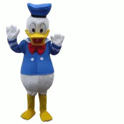 Cosplay&ware High Adult Size Donald Duck Mascot Costume And Daisy 9 Cosplay&ware High Adult Size Donald Duck Mascot Costume And Daisy -Cosplayware Store Donald GIF 1