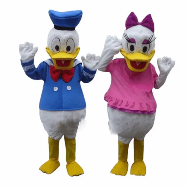 Cosplay&ware High Adult Size Donald Duck Mascot Costume And Daisy 6 Cosplay&ware High Adult Size Donald Duck Mascot Costume And Daisy - Image 4