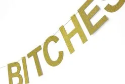 Cosplay&ware Drinkin’ With My Bitches Gold Glitter Banner Wall Hanging Bachelorette Party Girls Night Photo Prop Booth -Cosplayware Store Drinkin with My Bitches Gold Glitter Banner Wall Hanging Bachelorette Party Decor Girls Night Decor Photo 3.jpg 640x640q80 3.jpg 3