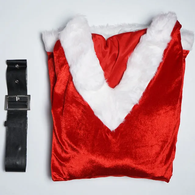 Cosplay&ware Eraspooky Santa Claus Dress Women Sexy Christmas Costume Female Hoodie Velvet Dresses Red Long Sleeve Cosplay 7 Cosplay&ware Eraspooky Santa Claus Dress Women Sexy Christmas Costume Female Hoodie Velvet Dresses Red Long Sleeve Cosplay - Image 5