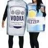 Vodka & Seltzer Couple Adult Costume 1 Vodka & Seltzer Couple Adult Costume -Cosplayware Store F137624 full 1