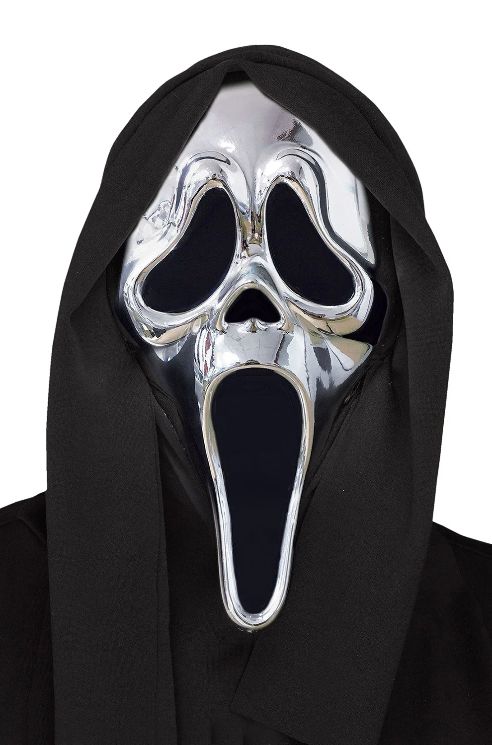 Ghost Face Chrome Adult Mask 3 Ghost Face Chrome Adult Mask