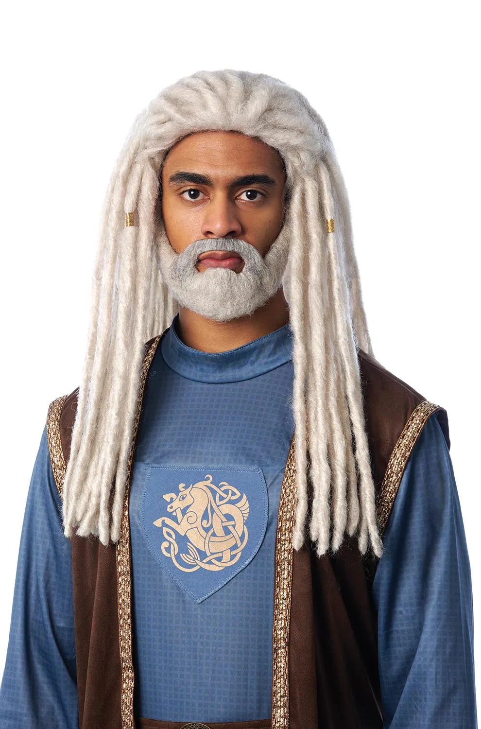 Lord Of The Sea Adult Wig (Platinum) 3 Lord Of The Sea Adult Wig (Platinum)