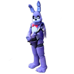 Cosplay&ware Five Nights At Freddy’s Fnaf Toy Creepy Purple Bunny Mascot Costumes Christmas Halloween Outfit 2019new