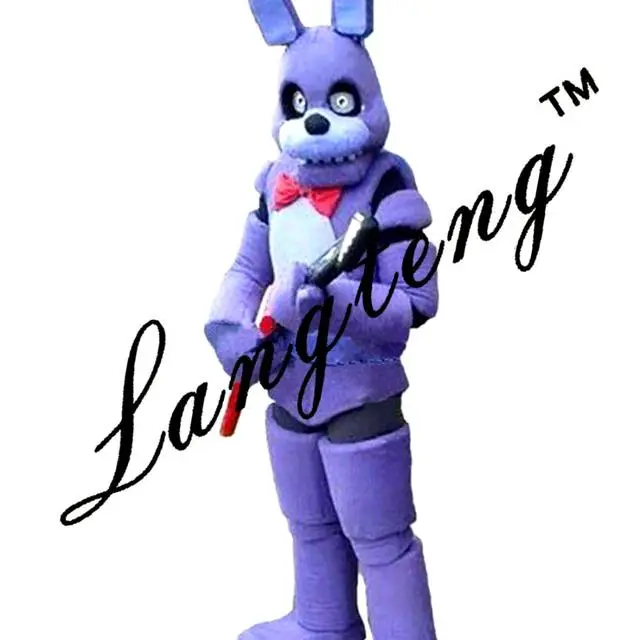 Cosplay&ware Five Nights At Freddy’s Fnaf Toy Creepy Purple Bunny Mascot Costumes Christmas Halloween Outfit 2019new 5 Cosplay&ware Five Nights At Freddy’s Fnaf Toy Creepy Purple Bunny Mascot Costumes Christmas Halloween Outfit 2019new - Image 3