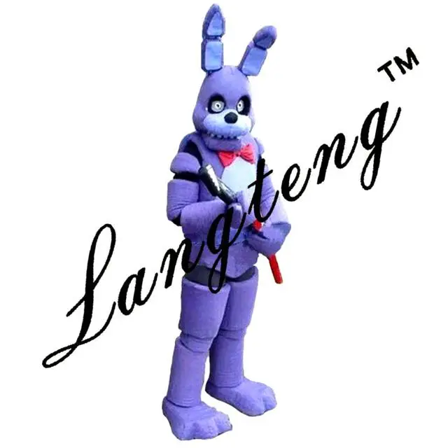 Cosplay&ware Five Nights At Freddy’s Fnaf Toy Creepy Purple Bunny Mascot Costumes Christmas Halloween Outfit 2019new 4 Cosplay&ware Five Nights At Freddy’s Fnaf Toy Creepy Purple Bunny Mascot Costumes Christmas Halloween Outfit 2019new - Image 2