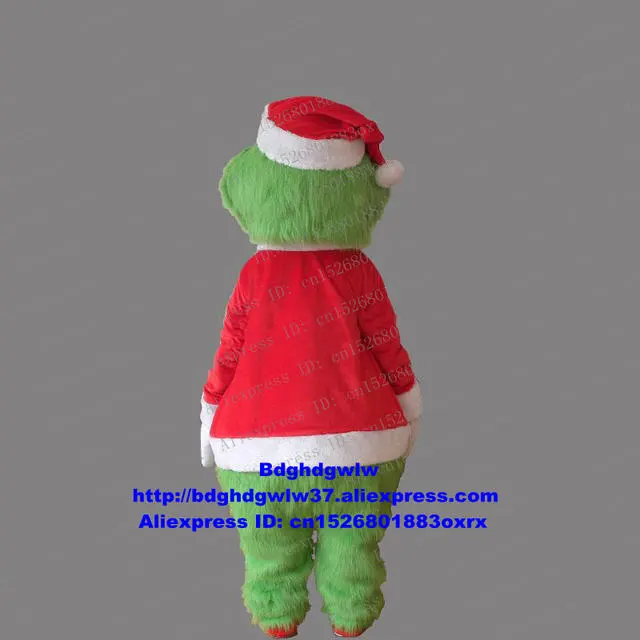 Cosplay&ware Green Long Fur The Grinch Christmas Thief Sneaky Santa Geek Mascot Costume Adult Character Keep As Souvenir Zx53 6 Cosplay&ware Green Long Fur The Grinch Christmas Thief Sneaky Santa Geek Mascot Costume Adult Character Keep As Souvenir Zx53 - Image 4
