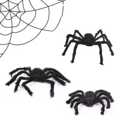 HOUSEEN Hairy Giant Spider Decoration Halloween Prop Haunted Party Holiday Decorations -Cosplayware Store Hairy Giant Spider Decoration Halloween Prop Haunted House Decor Party Holiday Spider Decorations 3.jpg 640x640q80 3.jpg 3
