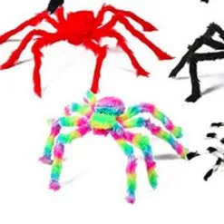 HOUSEEN Hairy Giant Spider Decoration Halloween Prop Haunted Party Holiday Decorations -Cosplayware Store Hairy Giant Spider Decoration Halloween Prop Haunted House Decor Party Holiday Spider Decorations 4.jpg 640x640q80 4.jpg 4