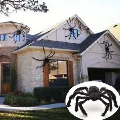 HOUSEEN Hairy Giant Spider Decoration Halloween Prop Haunted Party Holiday Decorations