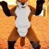 Cosplay&ware Halloween Adult Fursuit Wolf Dog Long Fur Brown Furry Mascot Costume Parade Fox Suit Unisex Outfit 2 Cosplay&ware Halloween Adult Fursuit Wolf Dog Long Fur Brown Furry Mascot Costume Parade Fox Suit Unisex Outfit -Cosplayware Store Halloween Adult Fursuit Wolf Dog Long Fur Brown Hu
