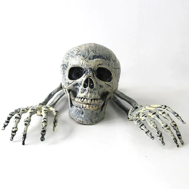 Joy-enlife Halloween Fake Skull Tombstone Party Decoration Haunted Graveyard Rip Gravestone Trick 6 Joy-enlife Halloween Fake Skull Tombstone Party Decoration Haunted Graveyard Rip Gravestone Trick - Image 4