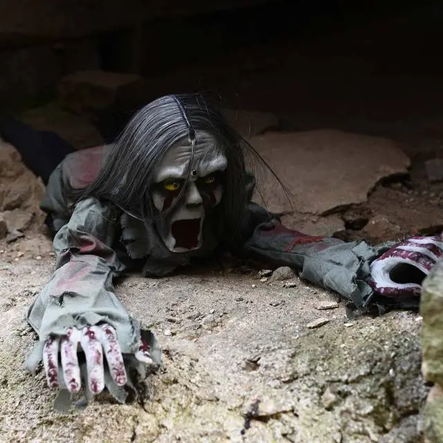 Cosplay&ware Halloween Decorations Scary Crawling Ghost Baby Ornaments Bar Haunted Horror Party Toys Decoration 5 Cosplay&ware Halloween Decorations Scary Crawling Ghost Baby Ornaments Bar Haunted Horror Party Toys Decoration - Image 3