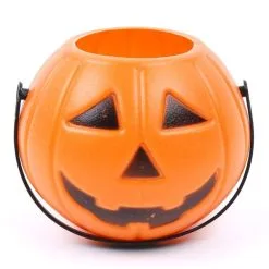 Cosplay&ware Halloween Party Plastic Pumpkin Bucket Trick Cosplay Pouch Lantern Home Shop Lovely Decorating Tools