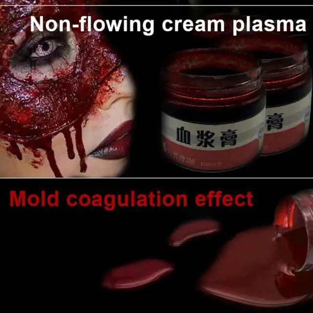 Cosplay&ware Halloween Party Simulation Ultra-realistic Fake Blood Human Vampire Teeth Hematopoietic Vomiting Edible 7 Cosplay&ware Halloween Party Simulation Ultra-realistic Fake Blood Human Vampire Teeth Hematopoietic Vomiting Edible - Image 5