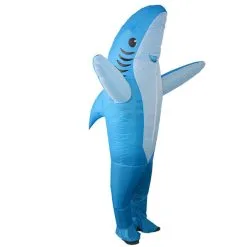 Cosplay&ware Halloween Perform Costume Unisex Adult Fancy Animal Cosplay Outfits Women Men Inflatable Shark Christmas Carnaval Costumes