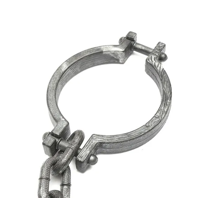 Cosplay&ware Halloween Chain Handcuffs Cosplay Prisoners Dress Up Handcuff Wrist Shackles Tooks Costume Party Trick 5 Cosplay&ware Halloween Chain Handcuffs Cosplay Prisoners Dress Up Handcuff Wrist Shackles Tooks Costume Party Trick - Image 3