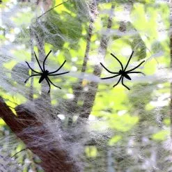 Cosplay&ware Halloween Scary Party Scene White Stretchy Cobweb Spider Web Horror Decoration Bar Haunted -Cosplayware Store Halloween Scary Party Scene Props White Stretchy Cobweb Spider Web Horror Halloween Decoration For Bar Haunted 11.jpg 640x640q80 11.jpg 11