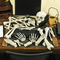 OLOEY Halloween Skeleton Bones 28 Pieces Prop Skull Haunted Horror Party Decorations Tricky -Cosplayware Store Halloween Skeleton Bones 28 pieces Halloween Prop Skeleton Skull Haunted House Horror prop Party Decorations Tricky 3.jpg 640x640q80 3.jpg 3