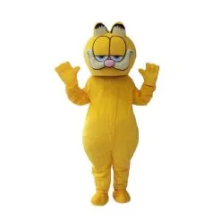 Cosplay&ware High Garfield Mascot Fursuit Cat Costume Carnival Fancy Dress Adult Size