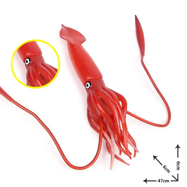 Cosplay&ware Large Squid Inkfish Model Ocean Animal Lifelike Figure Adult Kids Toys Home 7 Cosplay&ware Large Squid Inkfish Model Ocean Animal Lifelike Figure Adult Kids Toys Home - Image 5