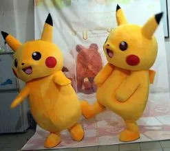 Cosplay&ware Lovely Yellow Pikachu Mascot Costume Pocket Monster With Long Black Ears Red Cheeks Ship -Cosplayware Store Lovely Yellow Pikachu Mascot Costume Mascot Pokemon Pocket Monster With Long Yellow Black Ears Red Cheeks 2.jpg 640x640q80 2.jpg 2