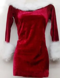 Cosplay&ware M-xxl High Sexy Red Velvet Christmas Costumes Women Party Dress Adult Santa Clause Uniform -Cosplayware Store M XXL High Quality Sexy Red Velvet Christmas Costumes Women Christmas Party Dress Adult Santa Clause 1.jpg 640x640q80 1.jpg 1