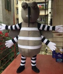 Cosplay&ware Mascot Black Mosquito Costume Adult Insect Costumes Halloween Party Carnival Fancy Dress