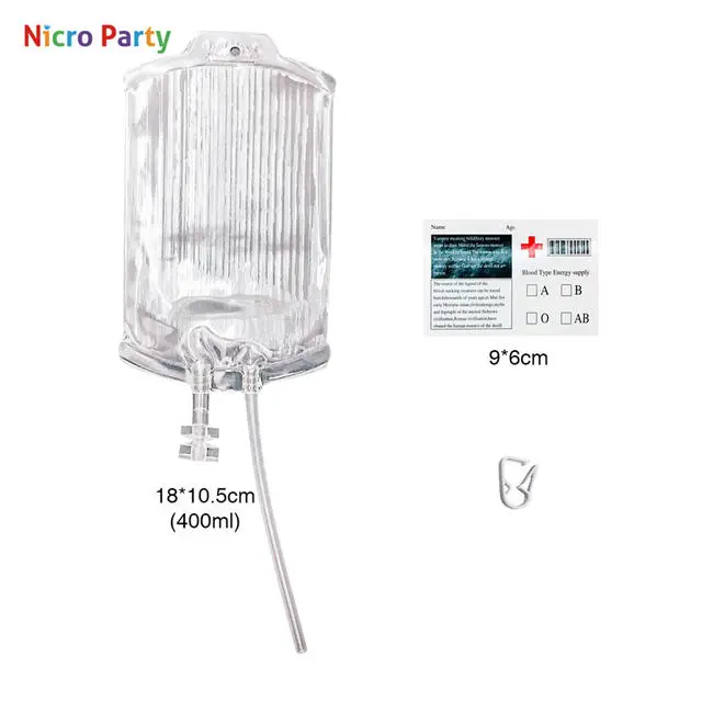 Cosplay&ware Nicro Clear Halloween Food Grade Pvc Drink Bag The Vampire Diaries Cosplay Blood Decoration Oth168 7 Cosplay&ware Nicro Clear Halloween Food Grade Pvc Drink Bag The Vampire Diaries Cosplay Blood Decoration Oth168 - Image 5