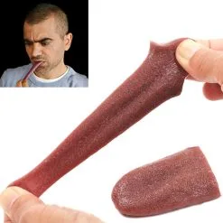 Strong-Toyers Prank Toys Cosplay Realistic Fake Tongue Joke Magic Tricks Halloween Horrific Prop Nsv775