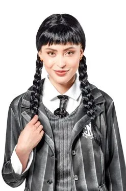Wednesday Adult Wig
