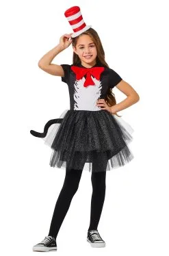 The Cat In The Hat Dress Child Costume