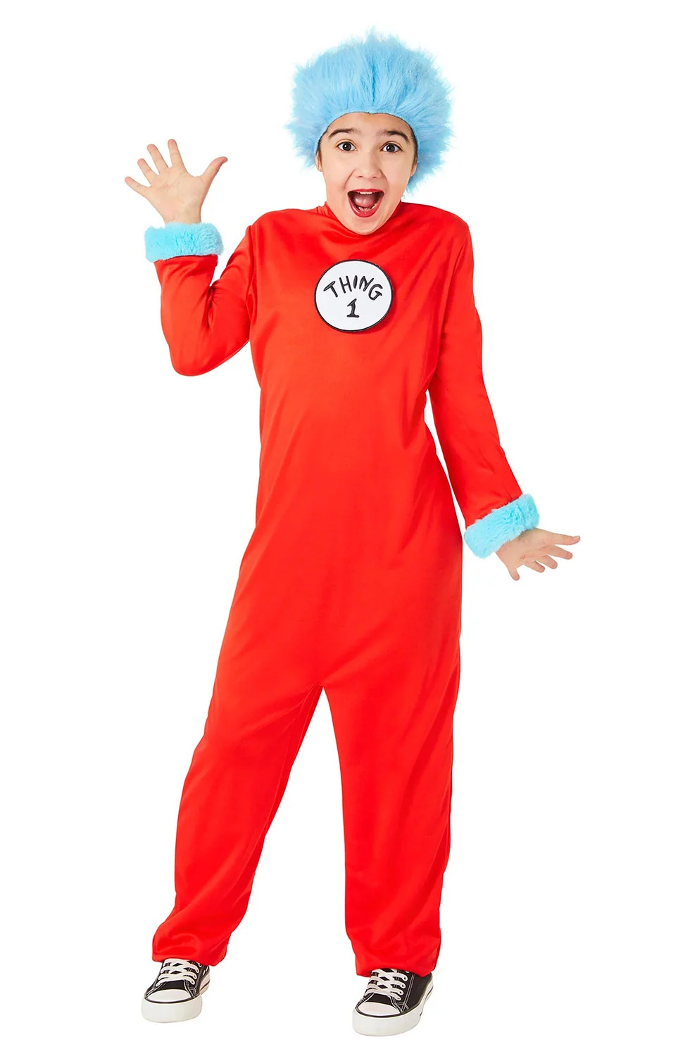 Thing 1 & 2 Jumpsuit Child Costume 3 Thing 1 & 2 Jumpsuit Child Costume