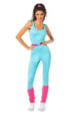 Aerobics Barbie Adult Costume
