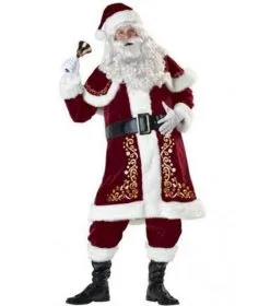 Cosplay&ware Santa Claus Costume Christmas Adult Men Red A Full Set Plus Size 6xl Cosplay Beard Belt Hat Merry Costumes -Cosplayware Store Santa Claus Costume Christmas Adult for Men Red A Full Set Plus Size 6XL Cosplay Beard 1.jpg 640x640q80 1.jpg 1