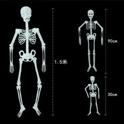 LISM Scary Halloween Decoration Luminous Hanging Outdoor Party Horror Movable Skull Skeleton -Cosplayware Store Scary Halloween Decoration Halloween Props Luminous Hanging Decoration Outdoor Party Horror Luminous Movable Skull Skeleton 2.jpg 640x640q80 2.jpg 2