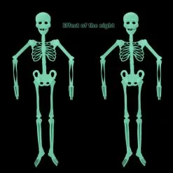 LISM Scary Halloween Decoration Luminous Hanging Outdoor Party Horror Movable Skull Skeleton -Cosplayware Store Scary Halloween Decoration Halloween Props Luminous Hanging Decoration Outdoor Party Horror Luminous Movable Skull Skeleton 3.jpg 640x640q80 3.jpg 3