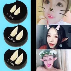 VKTECH Vampire Teeth Fangs Dentures Halloween Decoration Costume Party Favors Holiday Decorations Horror Adult Kids -Cosplayware Store Vampire Teeth Fangs Dentures Props Halloween Decoration Costume Props Party Favors Holiday DIY Decorations horror adult 4.jpg 640x640q80 4.jpg 4