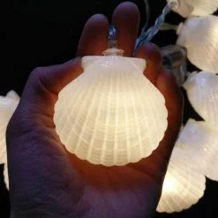 HOUSEEN Wall Hanging Led Sea Shell Garlands 16m String Chain Wedding Party Photo Children Room Home -Cosplayware Store Wall Hanging LED Sea Shell Garlands 1 6m Birthday String Chain For Wedding Party Photo Props.jpeg 640x640q80 4.jpg 4
