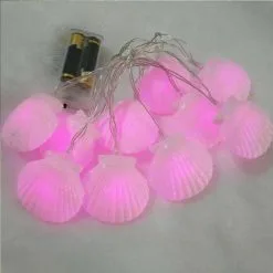 HOUSEEN Wall Hanging Led Sea Shell Garlands 16m String Chain Wedding Party Photo Children Room Home -Cosplayware Store Wall Hanging LED Sea Shell Garlands 1 6m Birthday String Chain For Wedding Party Photo Props.jpeg 640x640q80 5.jpg 5