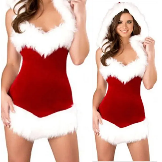 Cosplay&ware Women Sexy Christmas Santa Costume Festival Cosplay Costumes Hoody Dress Outfit Xmas Party Adult Fantasia Fancy Uniform 8 Cosplay&ware Women Sexy Christmas Santa Costume Festival Cosplay Costumes Hoody Dress Outfit Xmas Party Adult Fantasia Fancy Uniform - Image 6