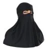 The Dragons Den Burqa Hood Burqua Fancy Dress Traditional Sharia Burka Head-Wear Hijab[Traditional Black] -Cosplayware Store apihuoujq 40293.1613399521