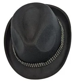 The Dragons Den Adults Black Diamante Trilby Hat Jacko Micheal Jackson Billie Jean Pop Star Fancy Dress Costume Accessory [One Size] -Cosplayware Store c0ba09e6 72ff 40fb ba86 e5d291b33f8b 02870.1679994055
