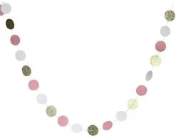 Cosplay&ware Champaign Goldpinkwhite11 Feet Circle Garland Polka Dots Paper Photo Baby Shower Bridal Wedding -Cosplayware Store champaign gold Pink White 11 Feet Circle Garland Polka Dots Paper Garland Photo Props Baby 3.jpg 640x640q80 3.jpg 3